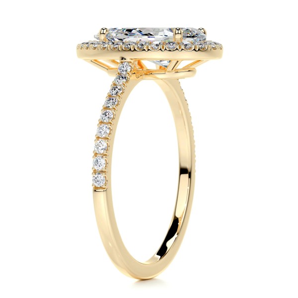 Enchanted Aura Gold Diamond Ring Pear 12 00295a2c