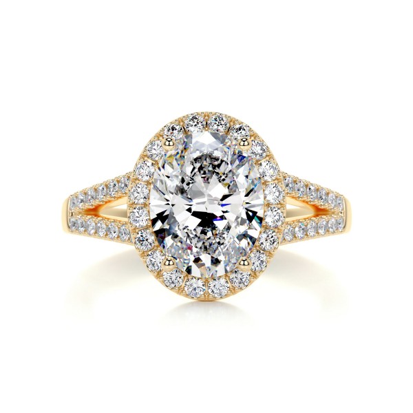 Serene Enchantment Gold Diamond Ring Oval 10 04c41212