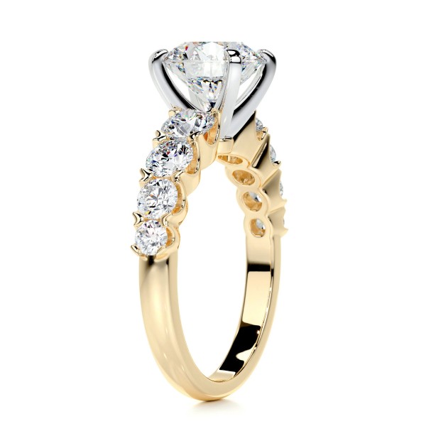 Serenade Brilliance Gold Diamond Ring Round 11 0b84210f