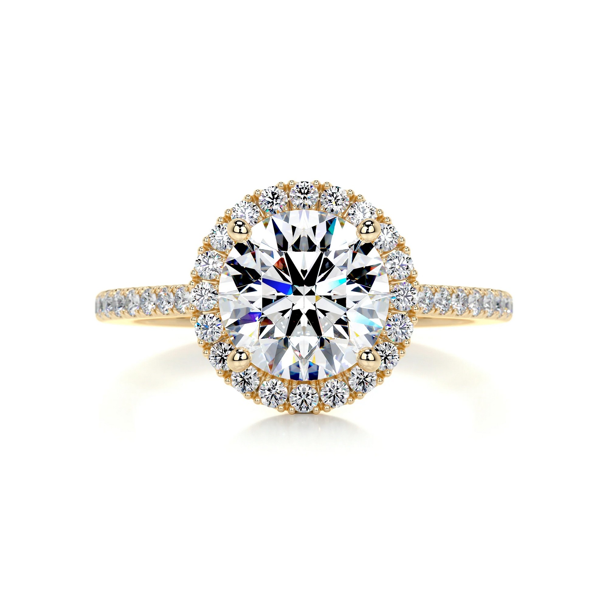 Sparkling Serenade Gold Diamond Ring Round 9 1459436f