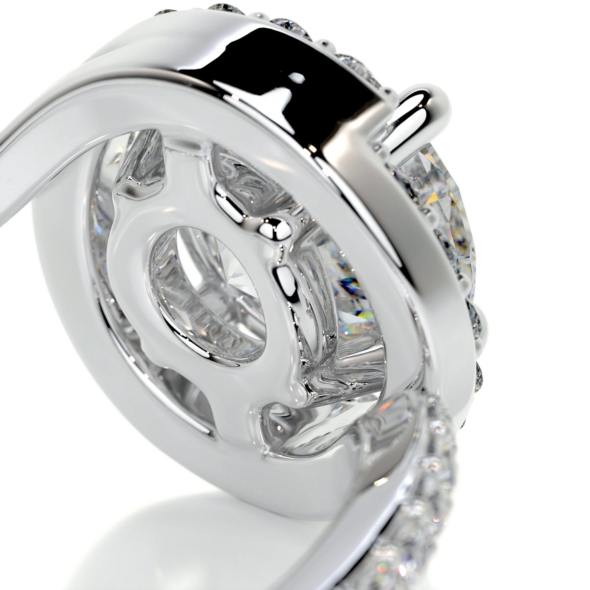 Luminous Symphony Gold Diamond Ring Round 8 15c34503