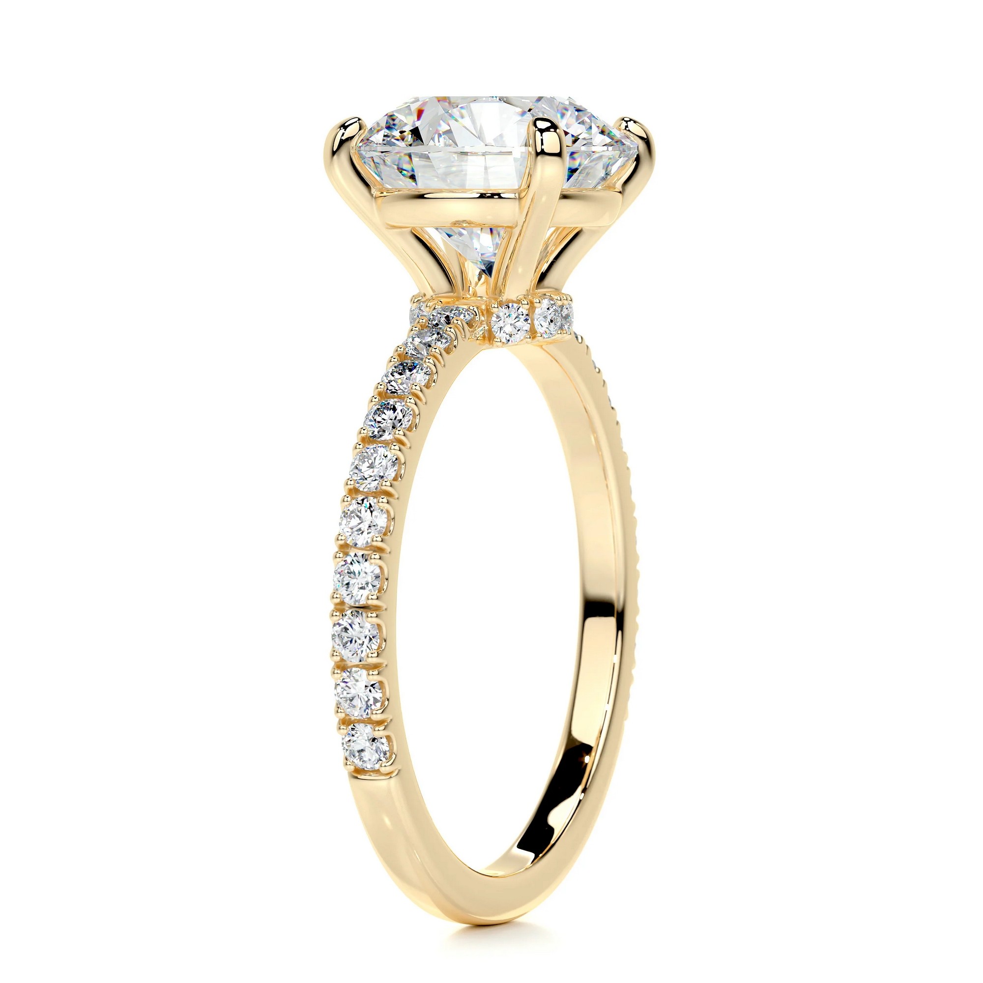 Graceful Aura Gold Diamond Ring Round 12 16236817