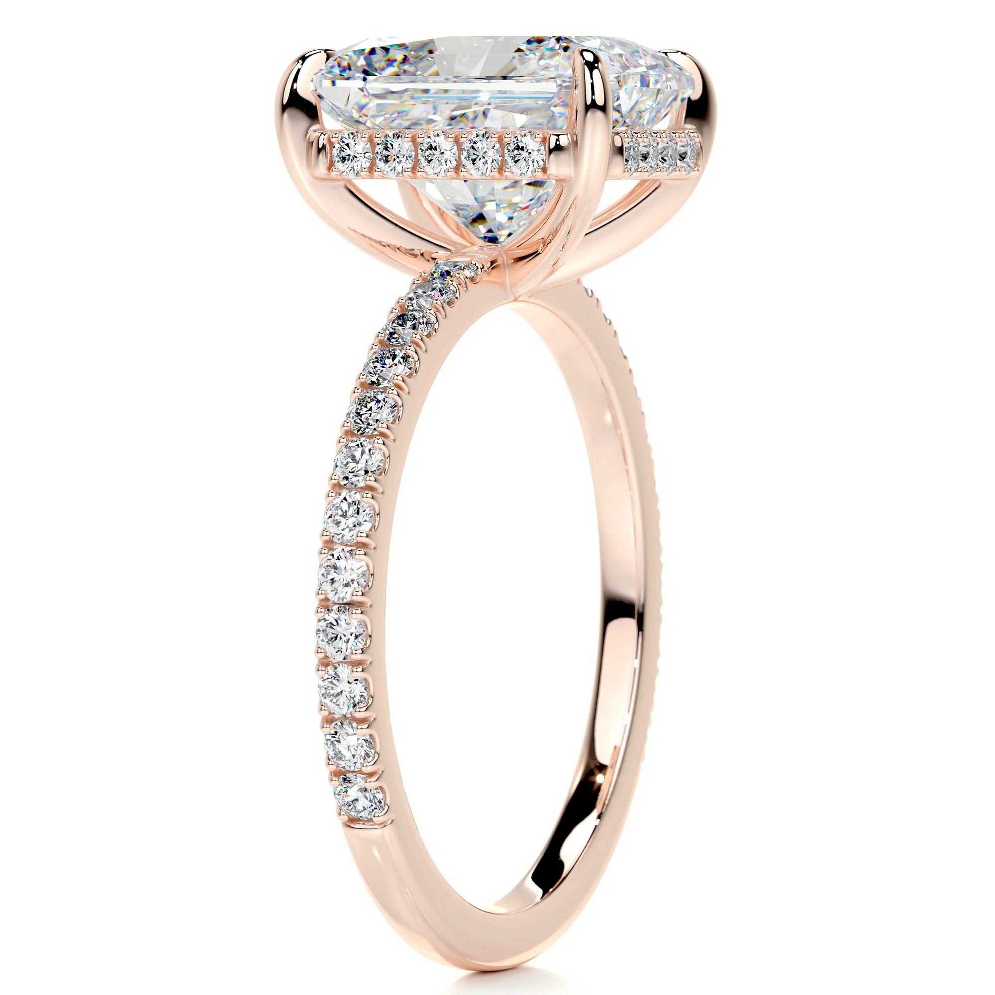 Radiant Sparkle Gold Diamond Ring Radiant 3 16e967c2