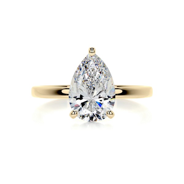 Twinkling Whispers Gold Diamond Ring Pear 10 19238f84