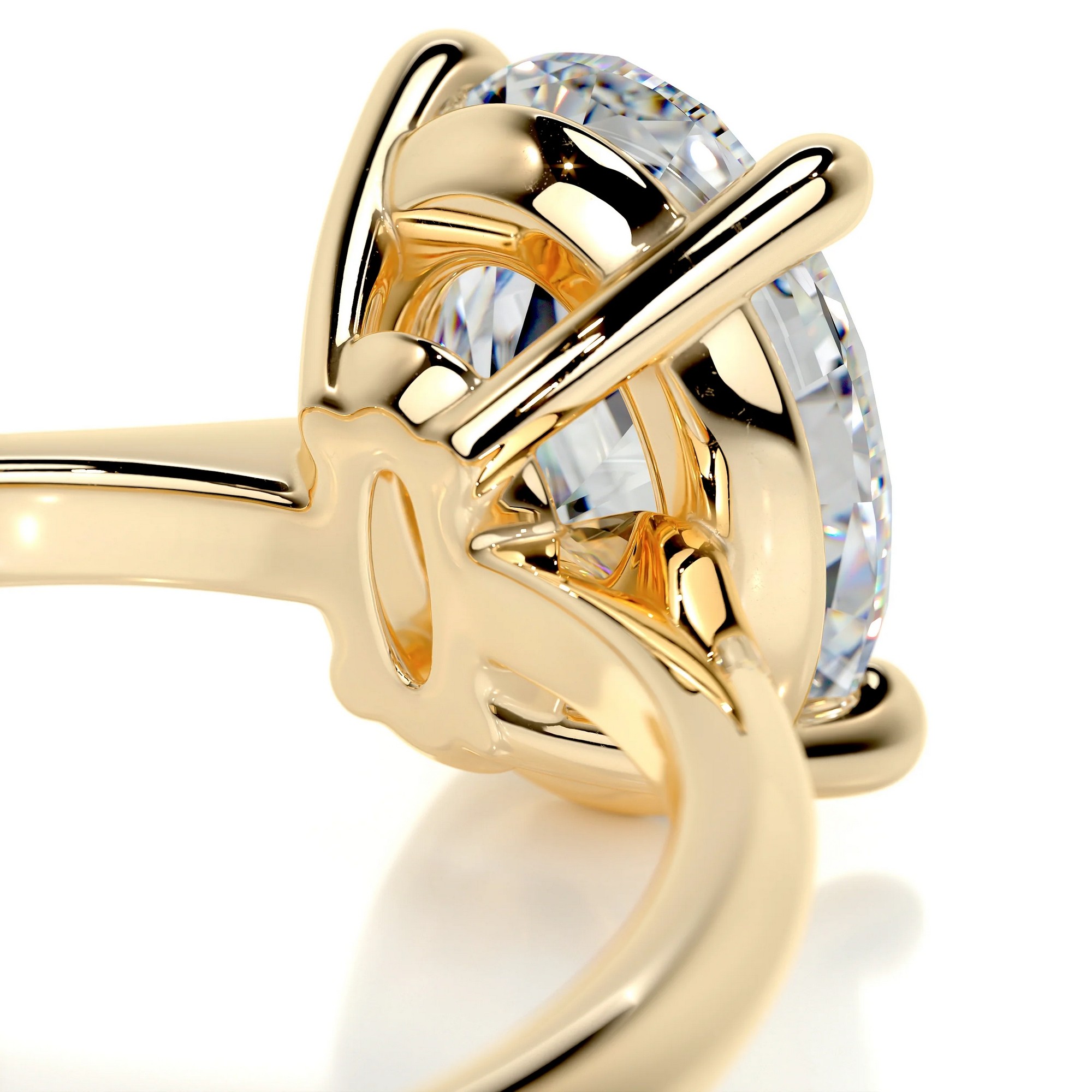 Mesmerizing Sparkle Gold Diamond Ring Oval 11 1 1cf00977