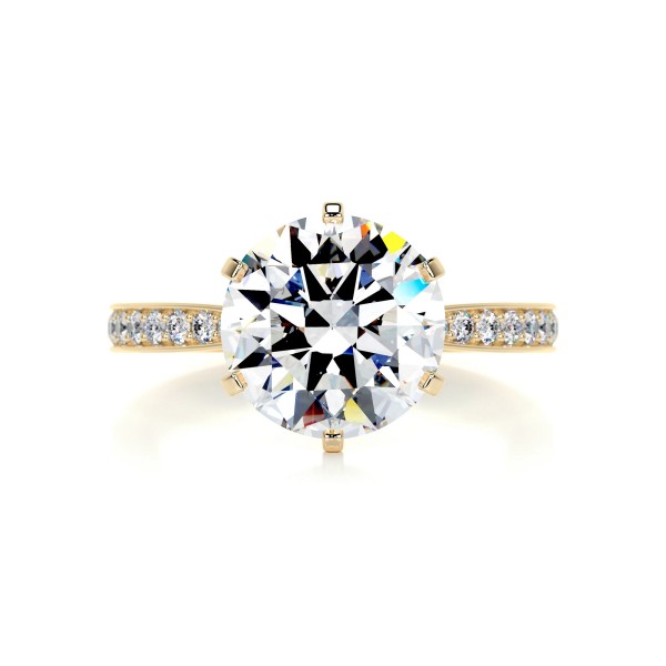 Mystique Enchantment Gold Diamond Ring Round 10 2459fa2b