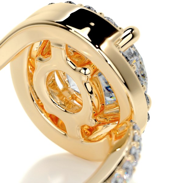 Luminous Symphony Gold Diamond Ring Round 12 263695ec