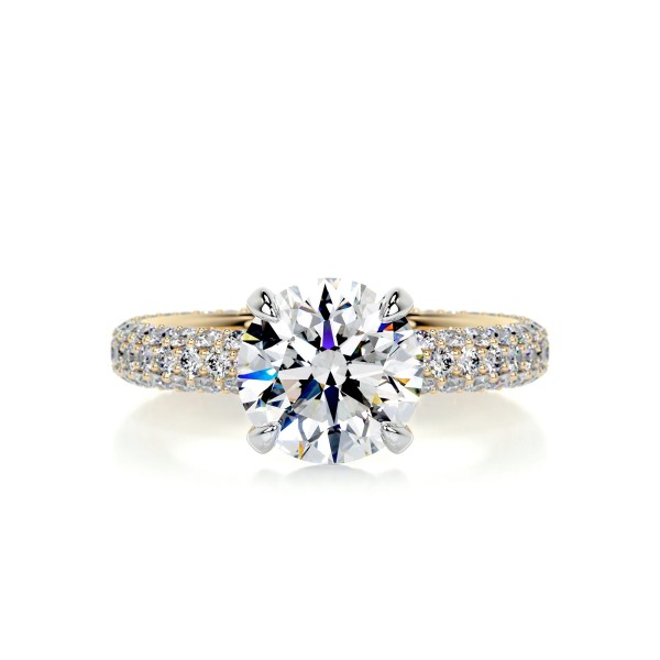 Timeless Beauty Gold Diamond Ring Round 10 2a2fed50