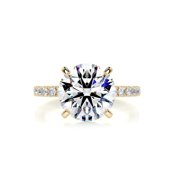 Regal Radiance Gold Diamond Ring Round 9 2f0dd483