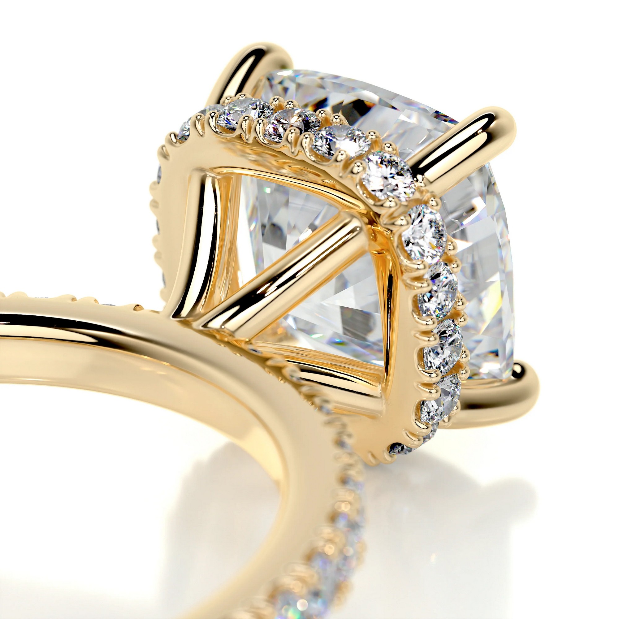 Twinkling Whispers Gold Diamond Ring Cushion 11 3037e850