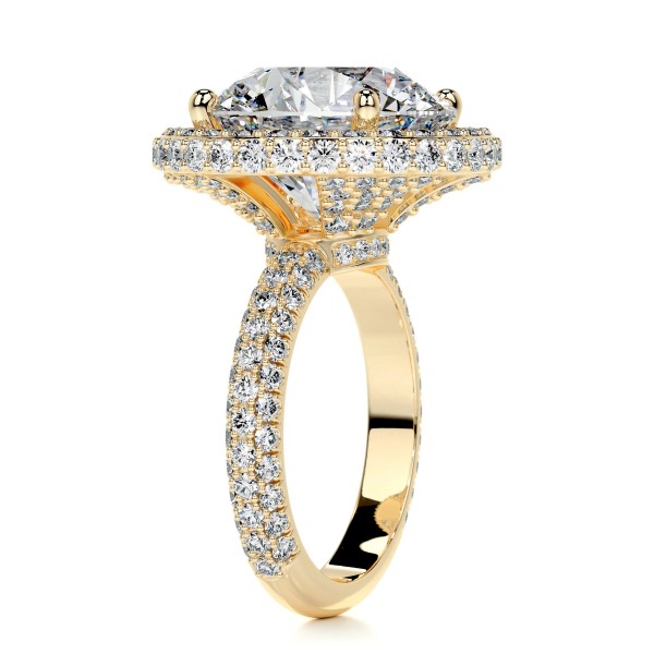 Dazzling Essence Gold Diamond Ring Round 11 3670722d