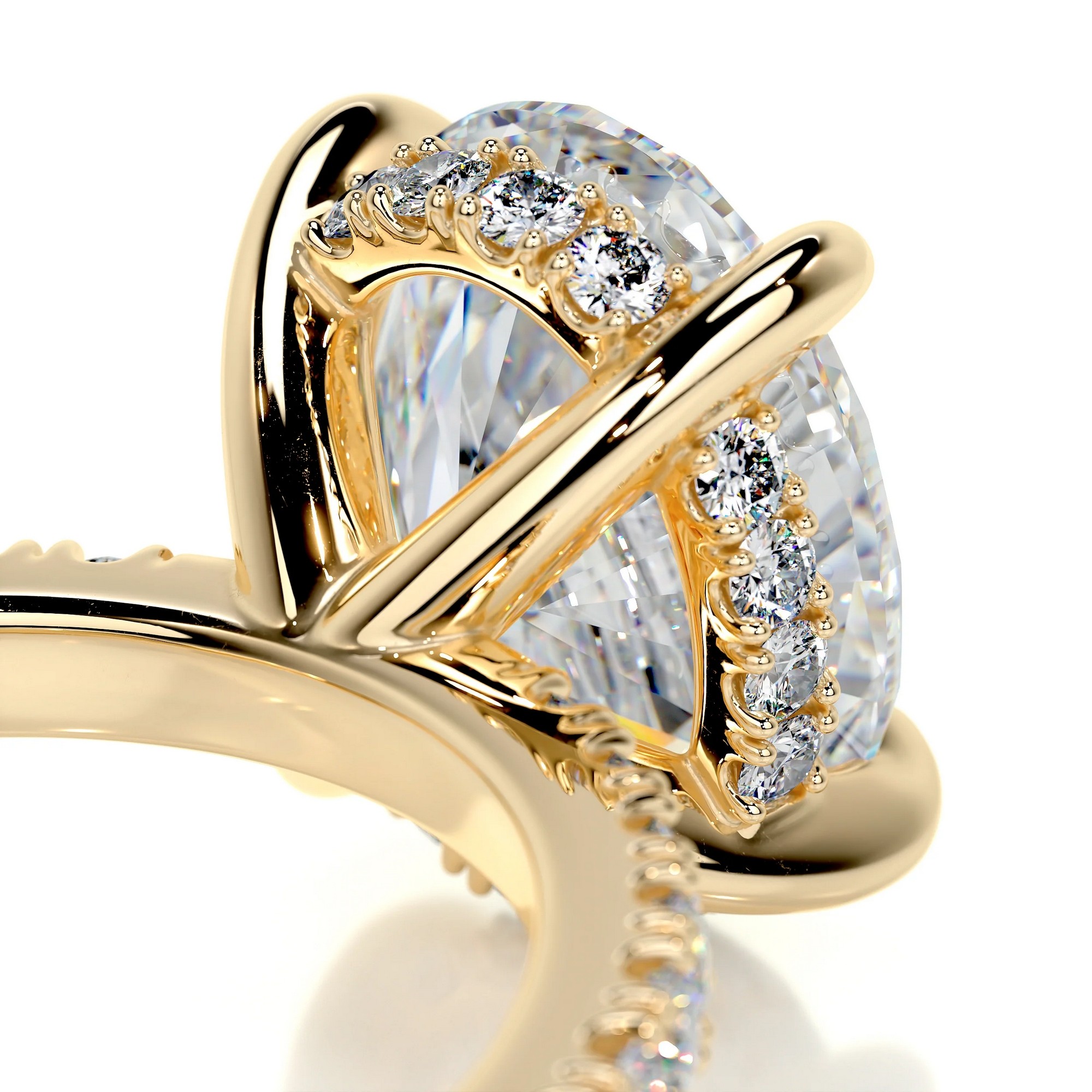 Twinkling Whispers Gold Diamond Ring Oval 11 454650c0