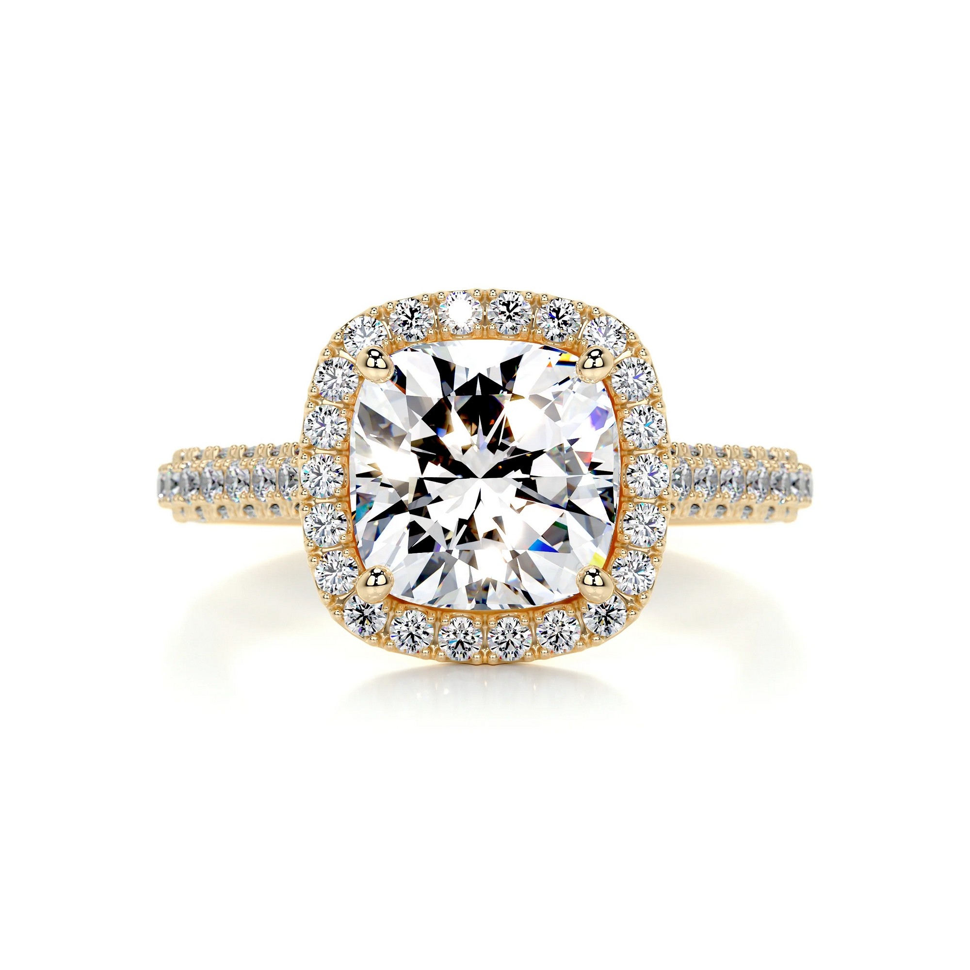 Divine Elegance Gold Diamond Ring Cushion 9 46f16282