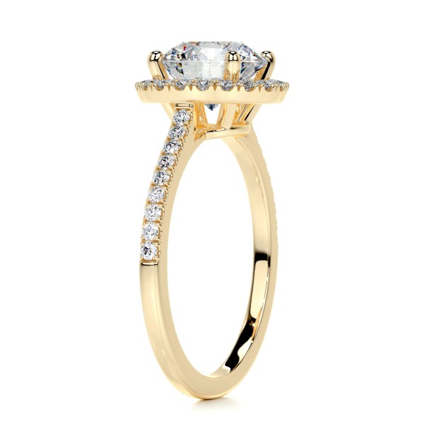 Sparkling Serenade Gold Diamond Ring Round 11 4a46938a