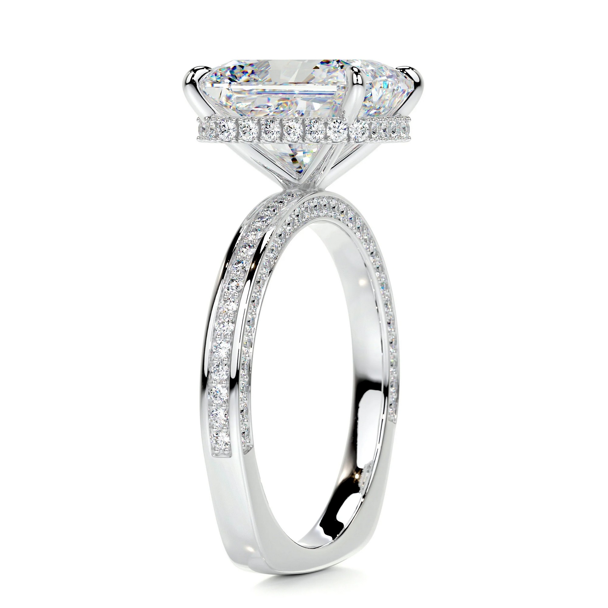 Twinkling Whispers Gold Diamond Ring Radiant 7 1 4caf7eef