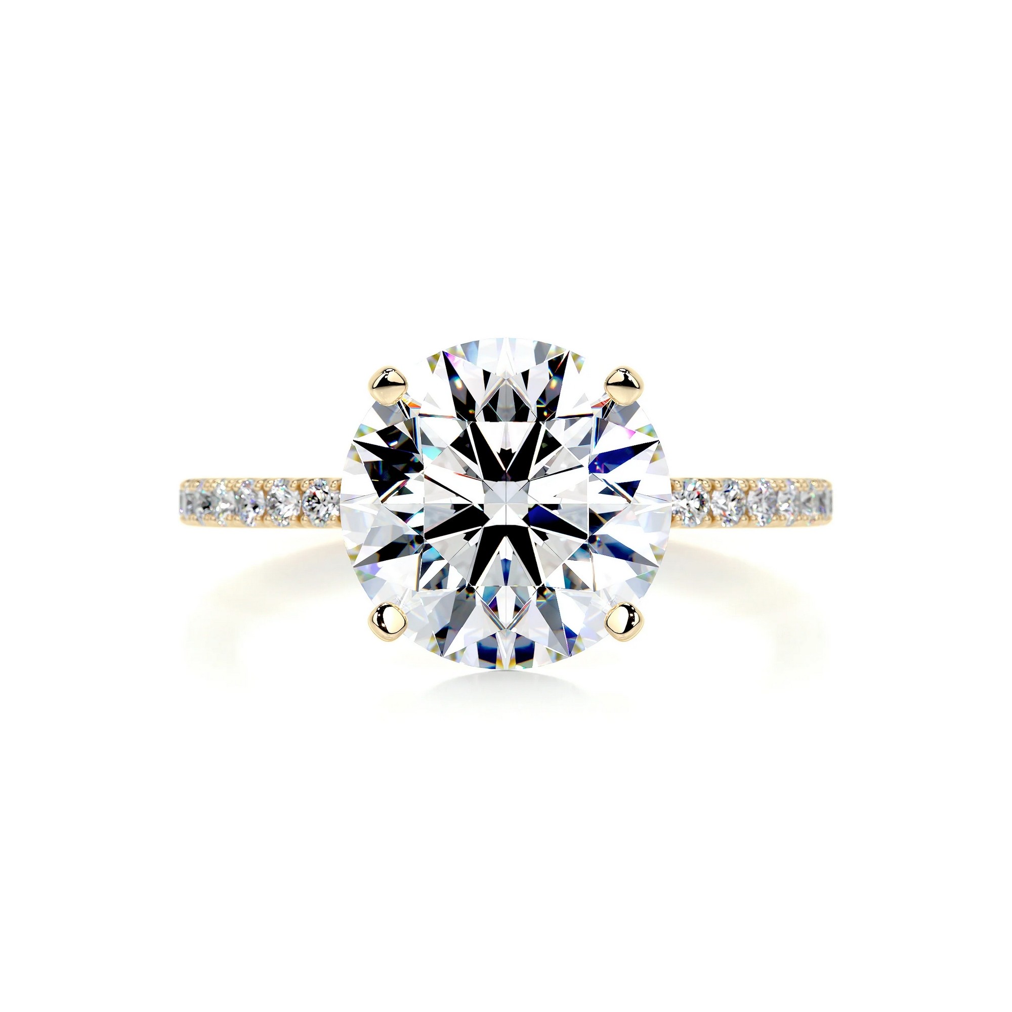 Celestial Allure Gold Diamond Ring Round 10 57c91c6e