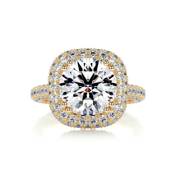 Captivating Radiance Gold Diamond Ring Round 10 5d12a676