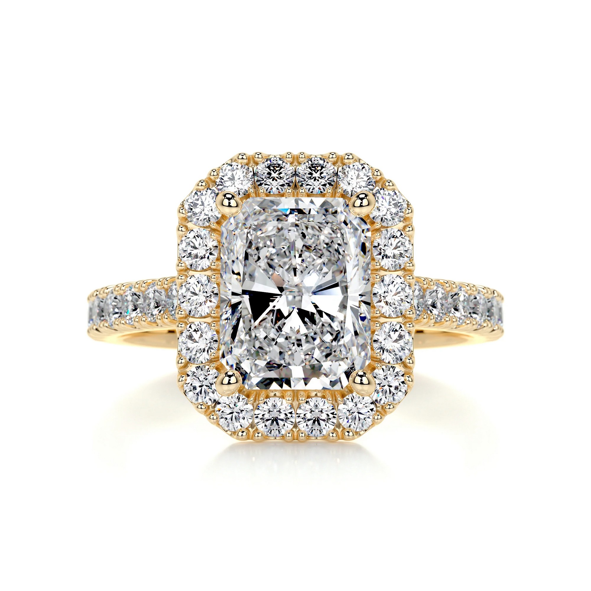 Divine Elegance Gold Diamond Ring Radiant 9 5dca945c