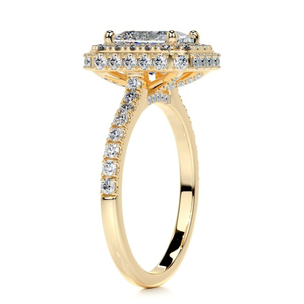 Mesmerizing Sparkle Gold Diamond Ring Radiant 13 5f7c2c4d