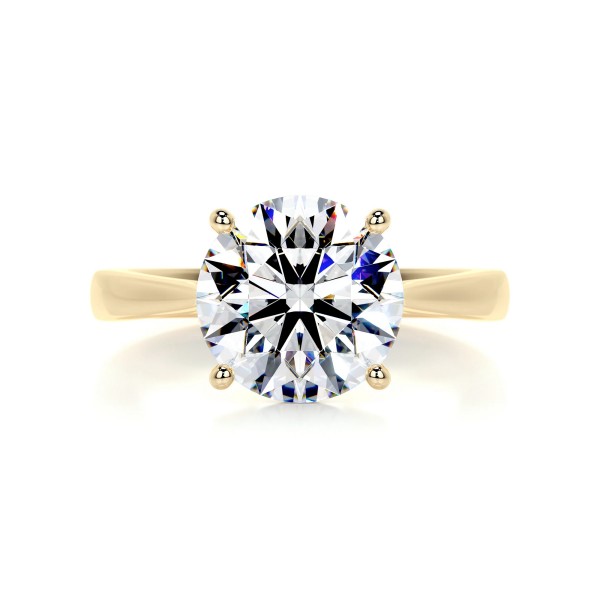 Timeless Adornment Gold Diamond Ring Round 10 6d3da969