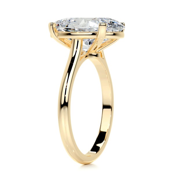 Enchanted Aura Gold Diamond Ring Oval 9 7289c809