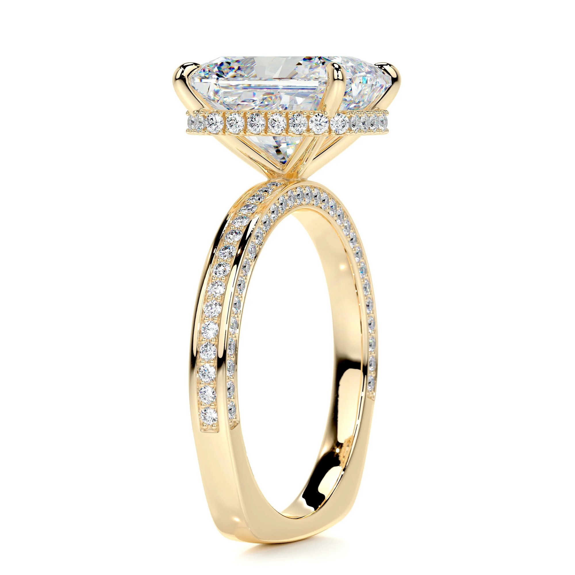 Twinkling Whispers Gold Diamond Ring Radiant 11 7a6a7fb6