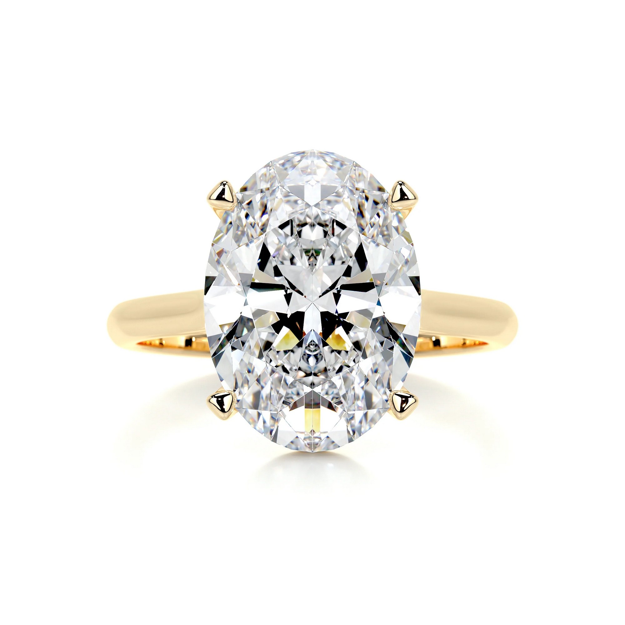 Enchanted Aura Gold Diamond Ring Oval 7 7c280469