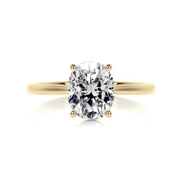 Mesmerizing Sparkle Gold Diamond Ring Oval 10 7fe83e2c