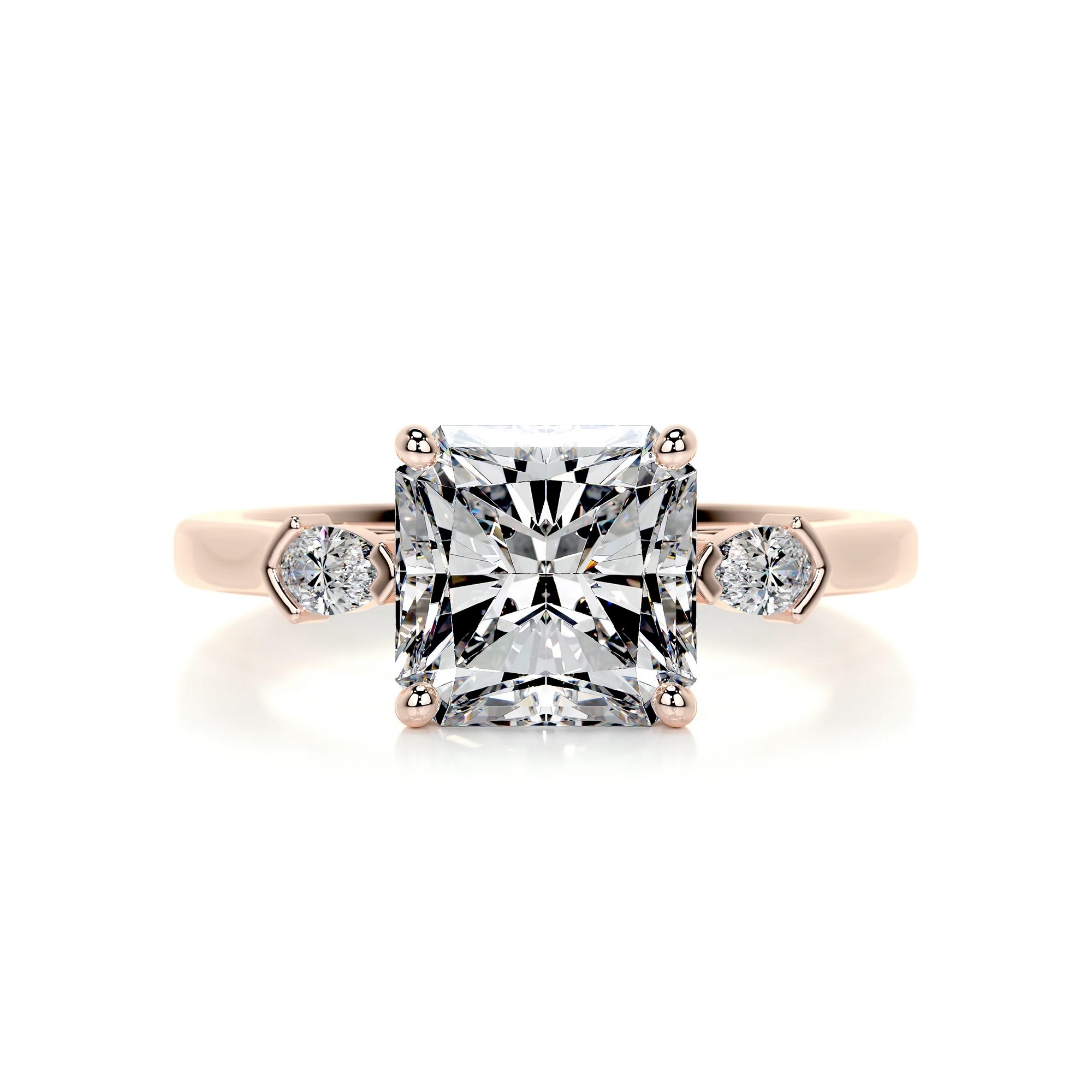 Serene Enchantment Gold Diamond Ring Radiant 1 8038a50d