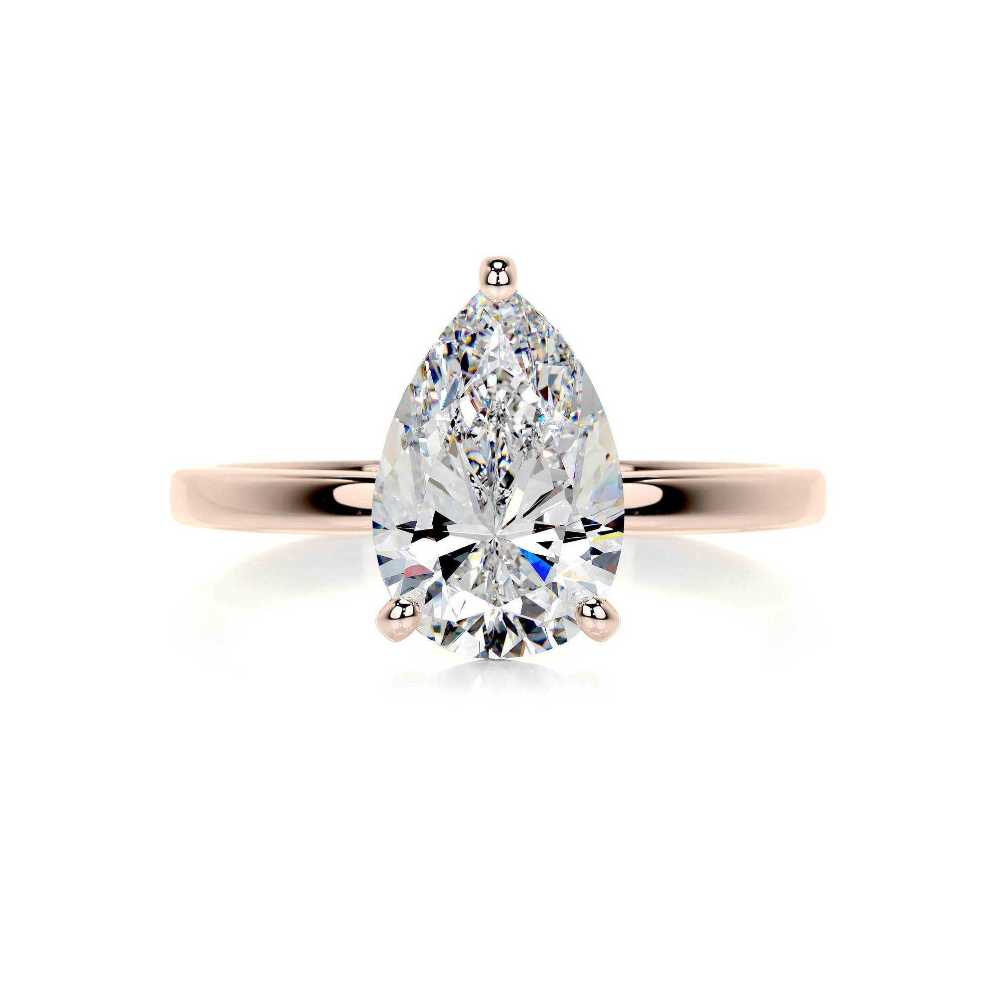 Twinkling Whispers Gold Diamond Ring Pear 1 842318b8