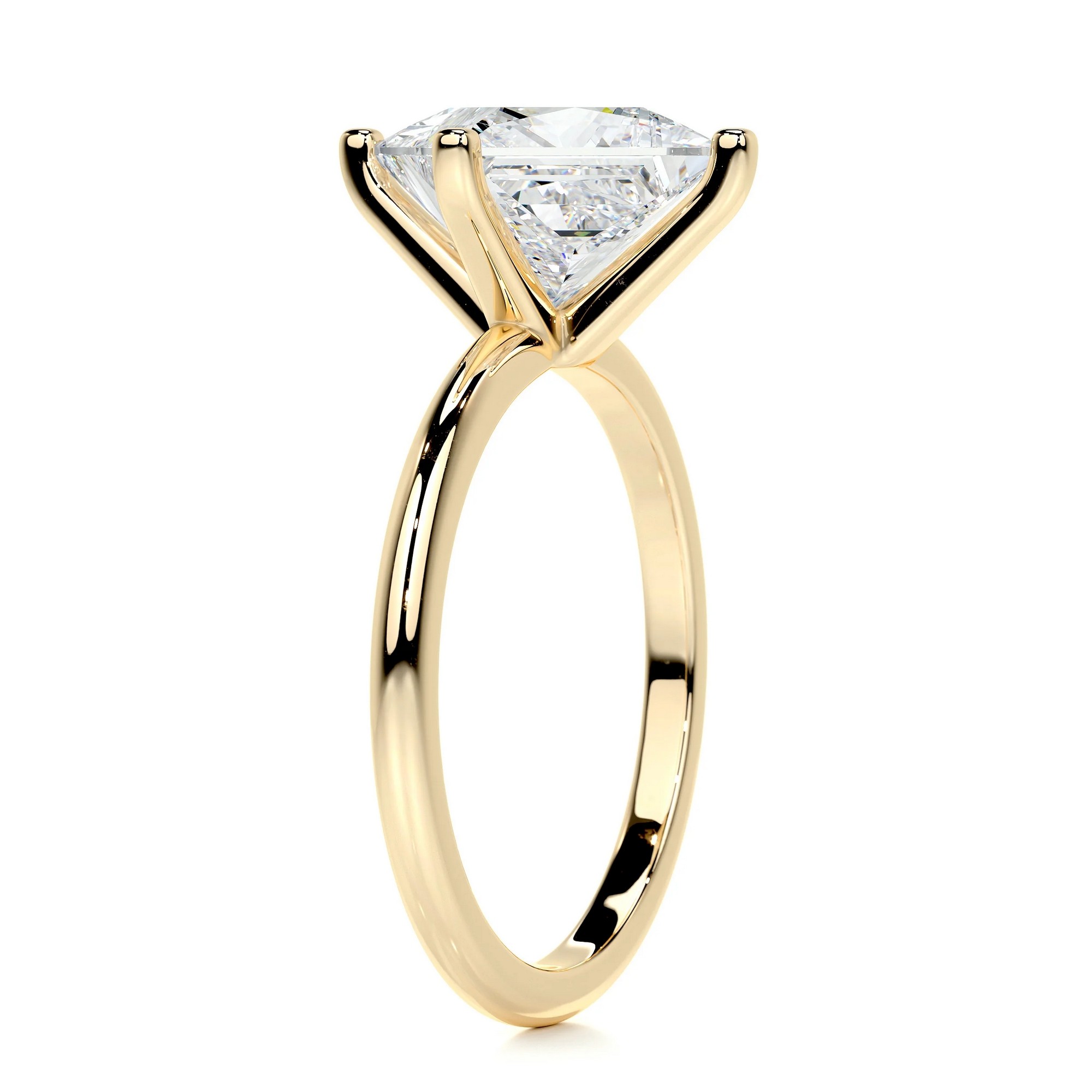 Radiant Sparkle Gold Diamond Ring Princess 9 88317bfa