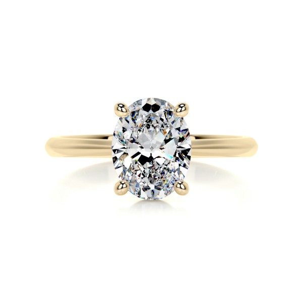 Mesmerizing Sparkle Gold Diamond Ring Oval 10 1 8bbe53fd