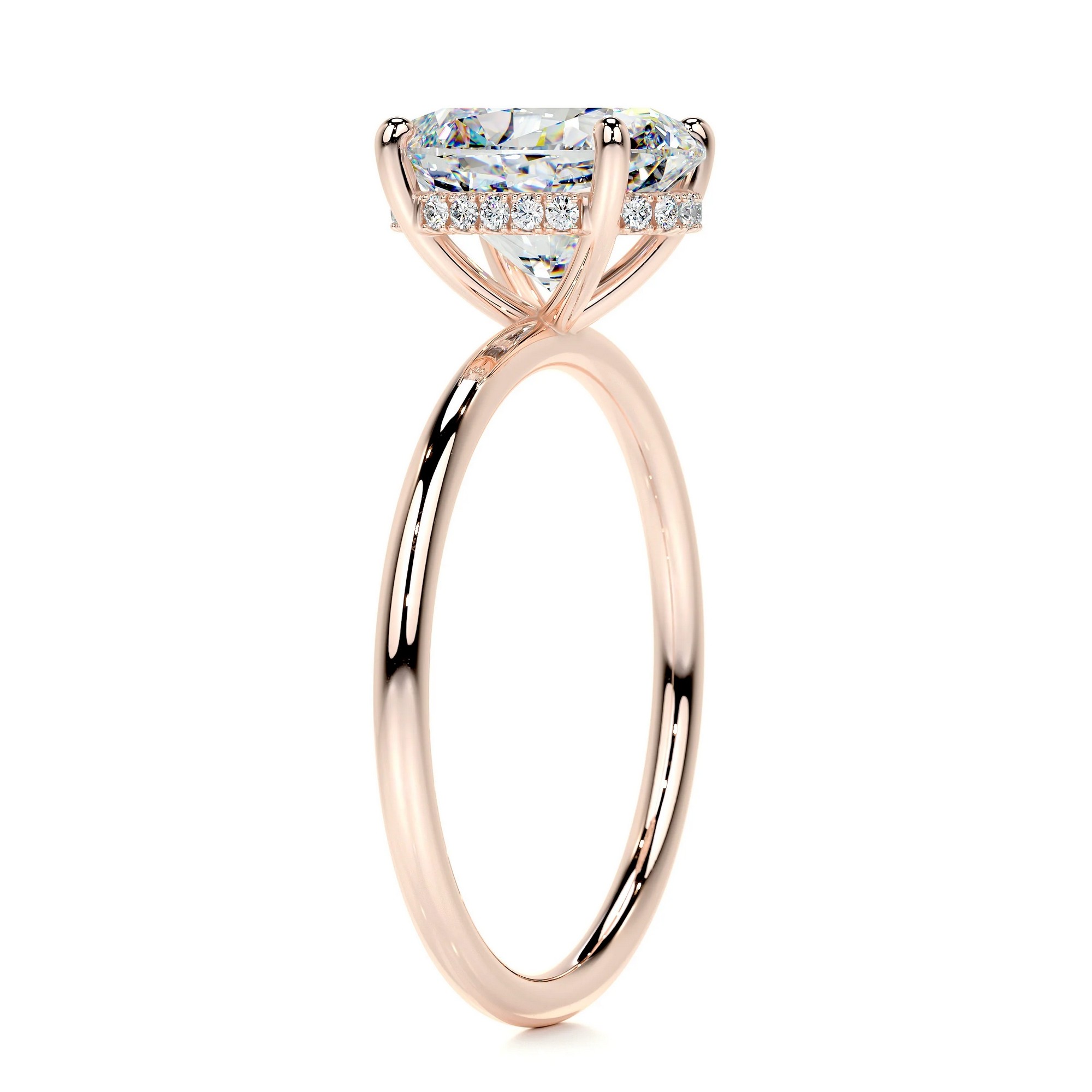 Luminous Whispers Gold Diamond Ring Oval 3 9173cddd