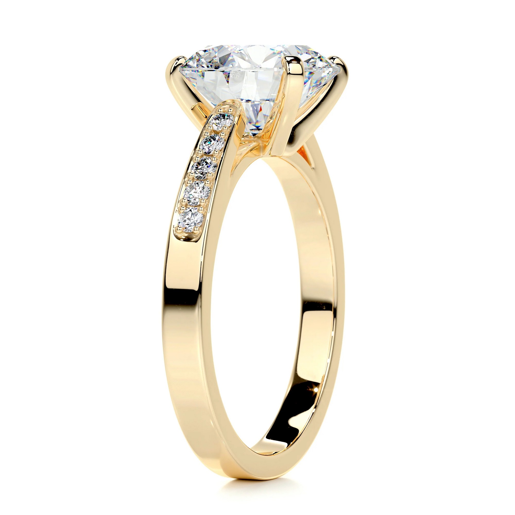 Sublime Opulence Gold Diamond Ring Round 12 91a843c9