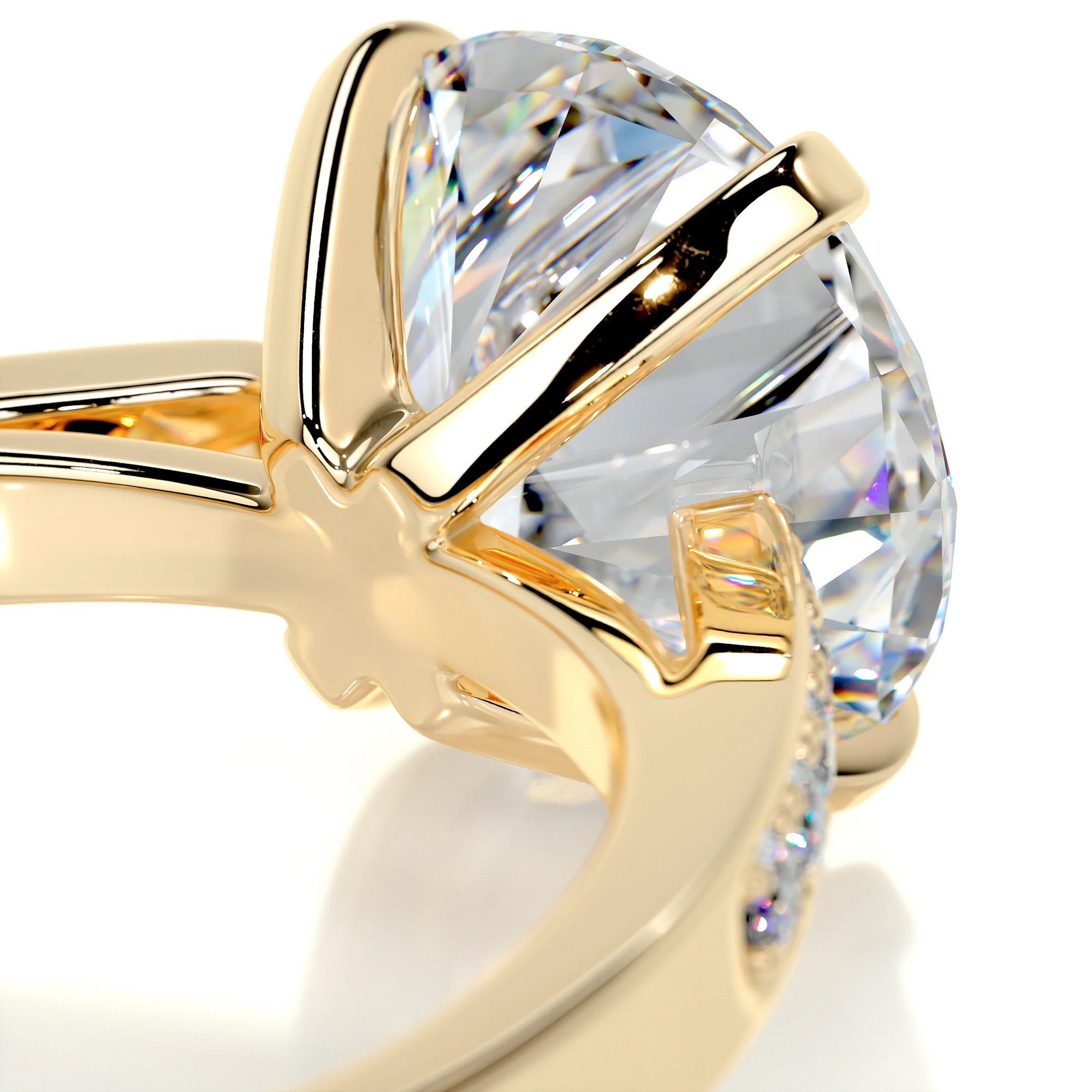 Sublime Opulence Gold Diamond Ring Round 11 937644ee