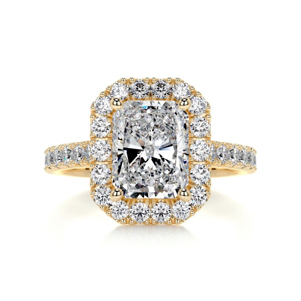 Divine Elegance Gold Diamond Ring Radiant 9 96afb526