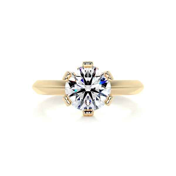 Serene Radiance Gold Diamond Ring Round 9 97451c52