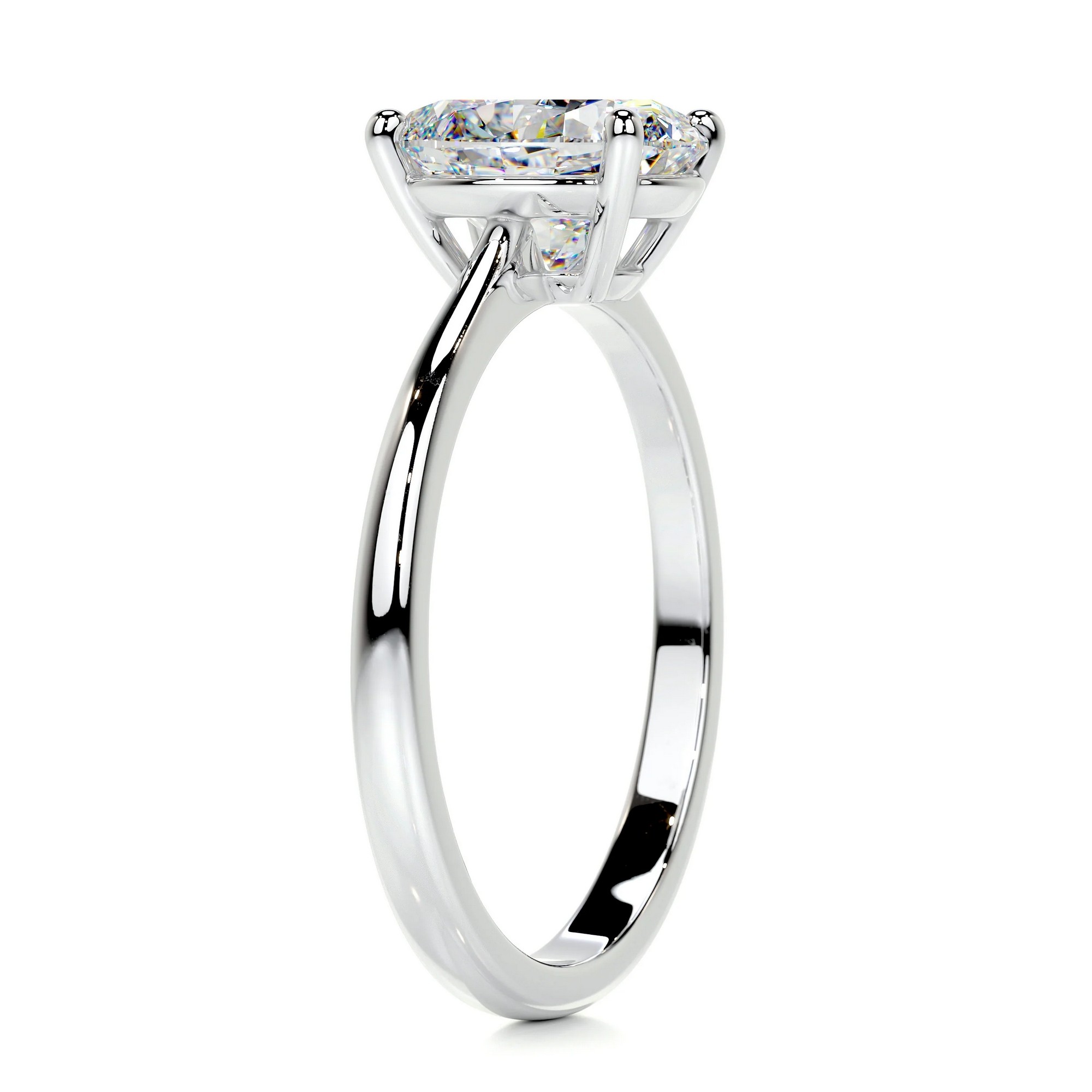 Mesmerizing Sparkle Gold Diamond Ring Oval 7 988bdad6