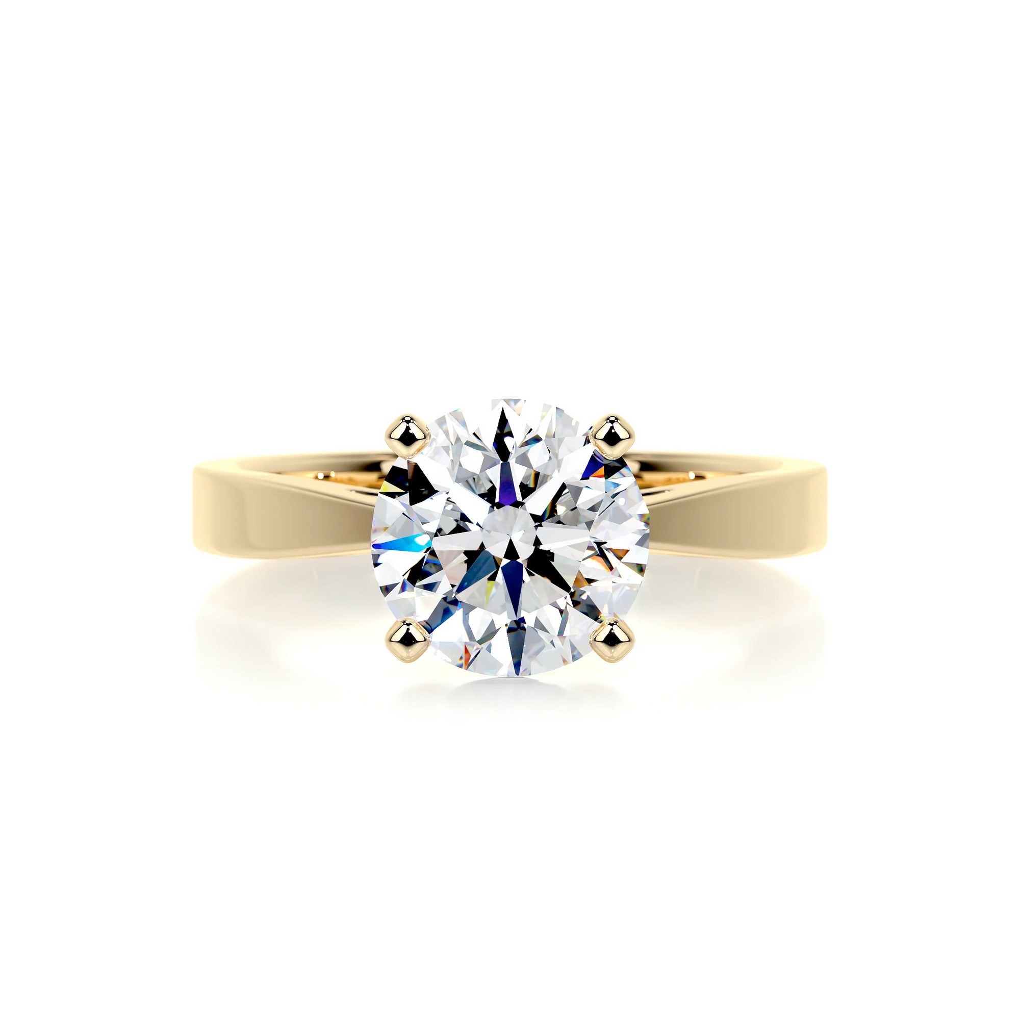 Divine Elegance Gold Diamond Ring Round 10 9af1cef3