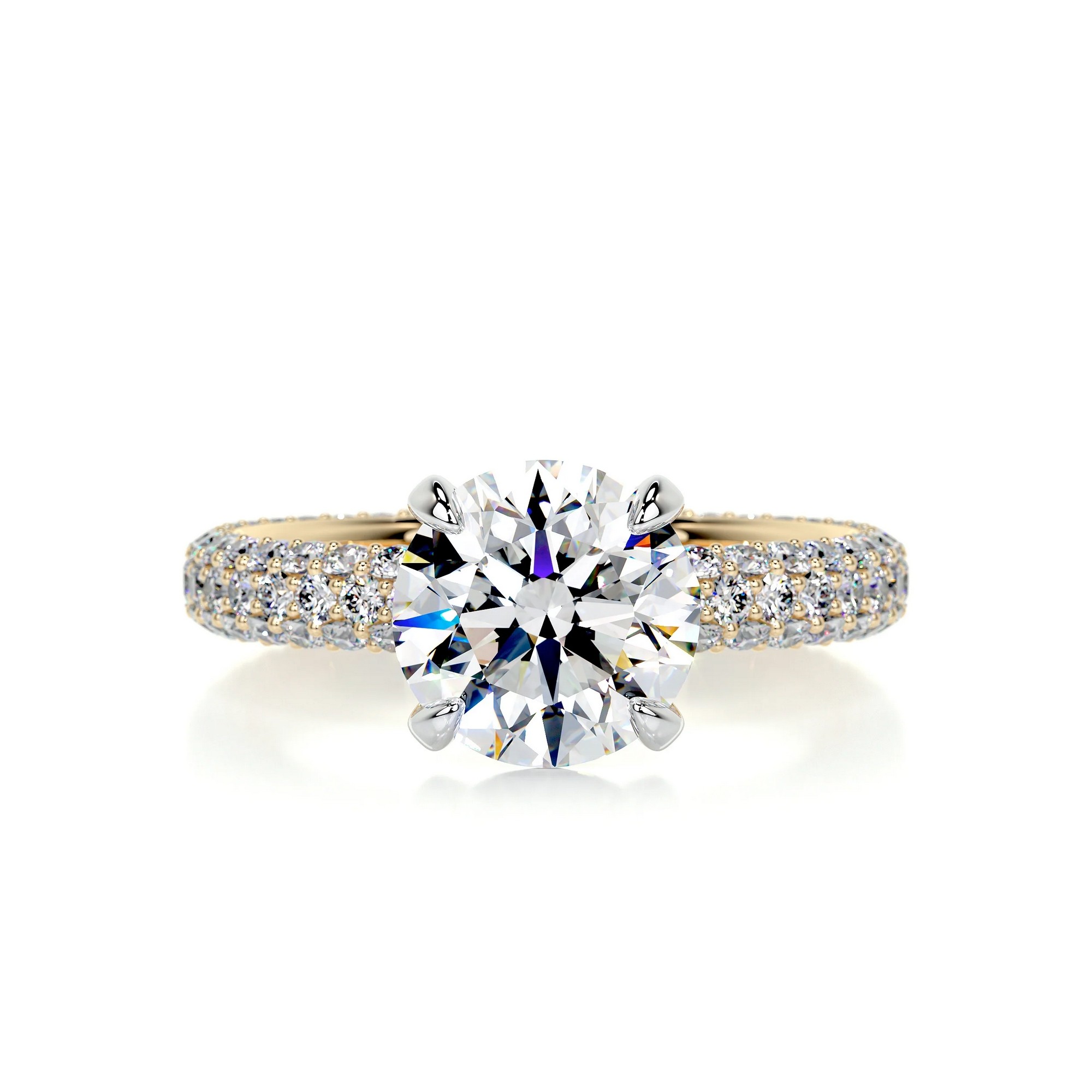 Timeless Beauty Gold Diamond Ring Round 10 a70d86fd