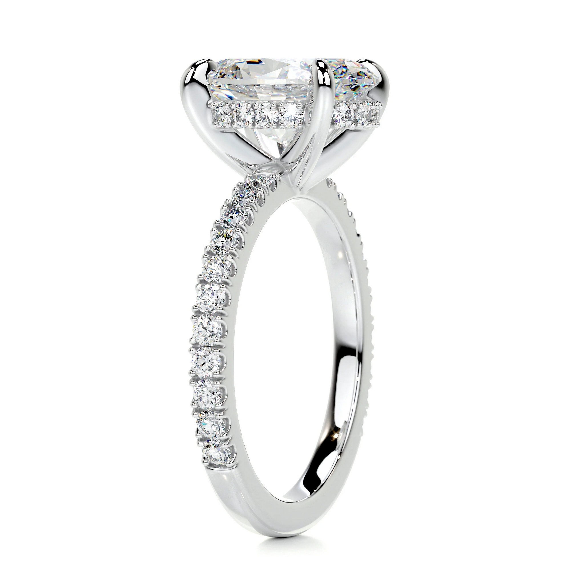 Twinkling Whispers Gold Diamond Ring Oval 8 a854739a