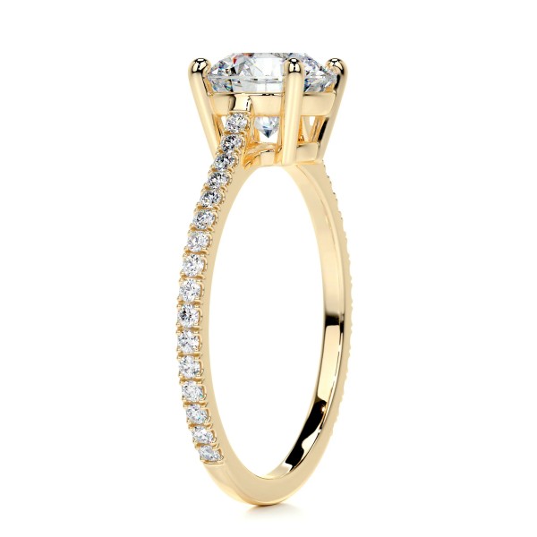 Radiant Aura Gold Diamond Ring Round 12 af646039