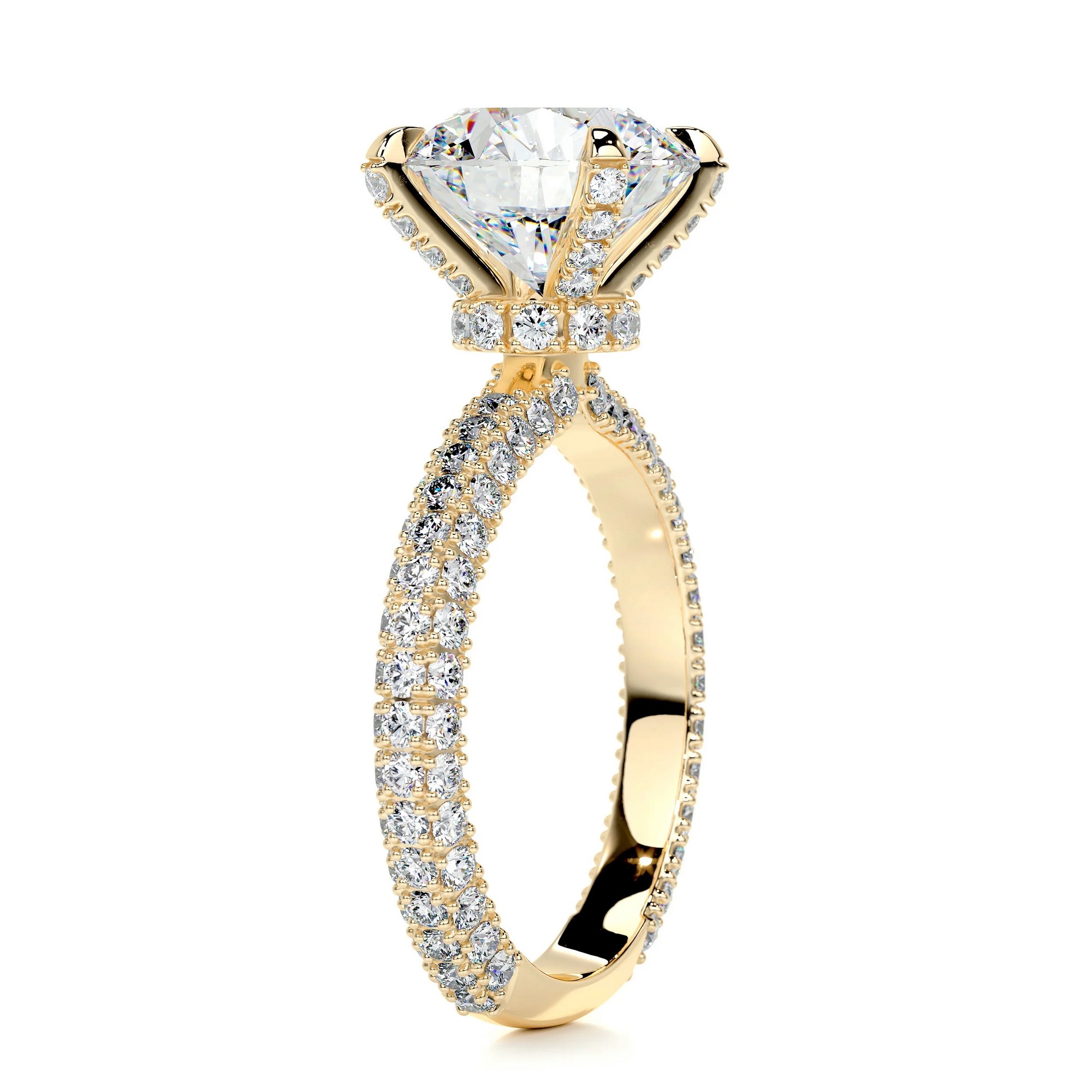 Luminary Euphoria Gold Diamond Ring Round 12 bd307ed8