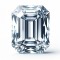 DALL%E2%94%AC%E2%95%96E 2023 11 09 12.20.59 An Emerald cut real diamond icon with a perfectly pure white background and no shadow. The diamond should be highly detailed displaying the rectangu c1365d88