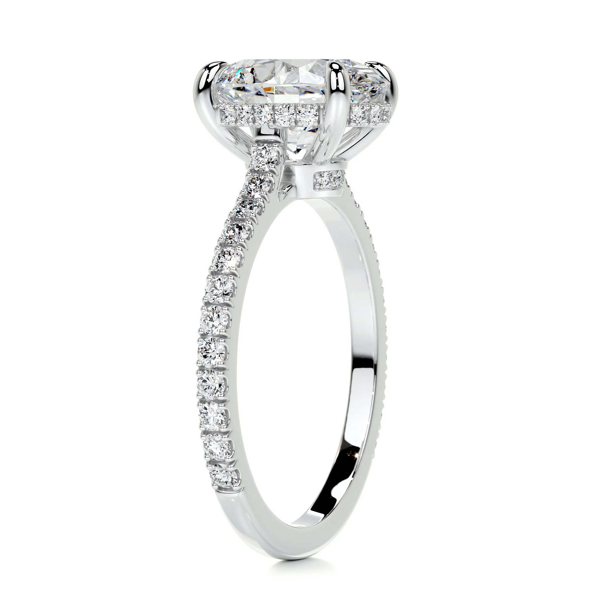 Twinkling Whispers Gold Diamond Ring Oval 6 1 c99665c1