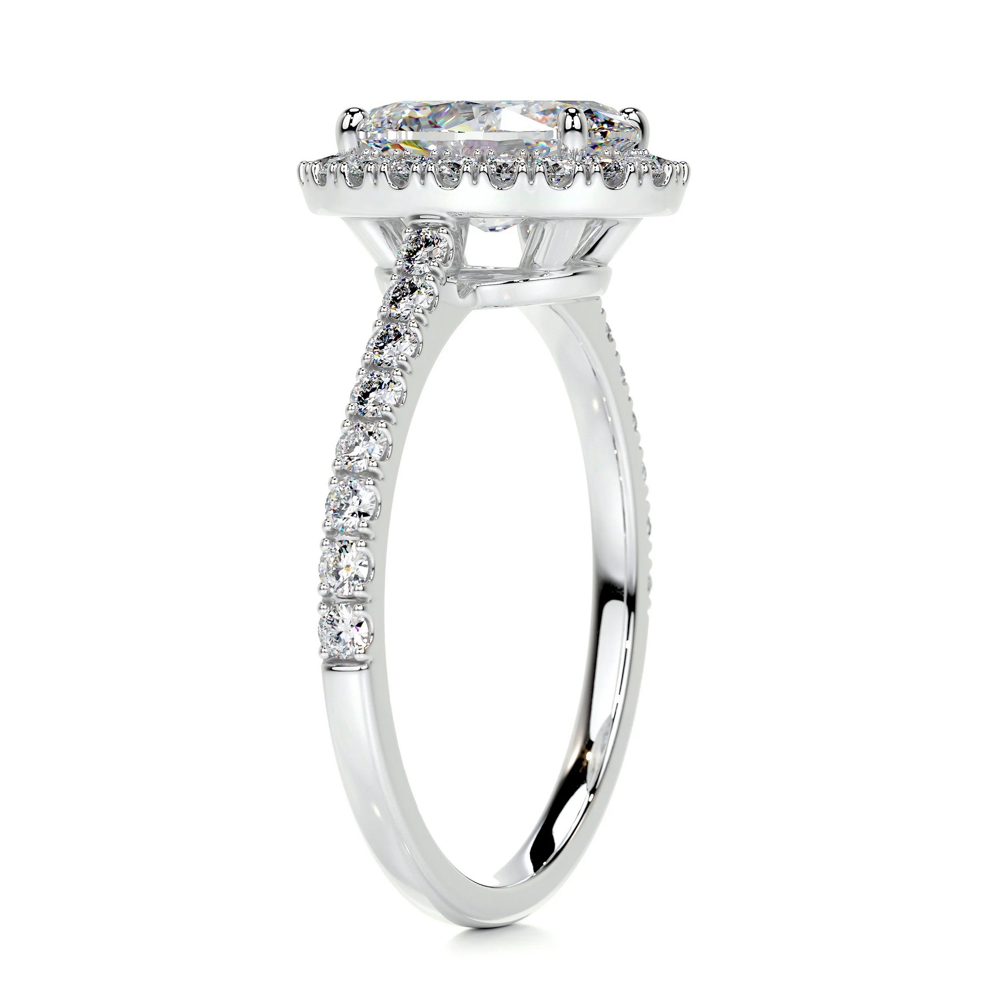 Luminous Sparkle Gold Diamond Ring Oval 8 ca8633aa