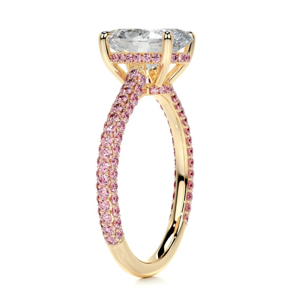 Divine Elegance Gold Diamond Ring Oval 11 ceefd4c1