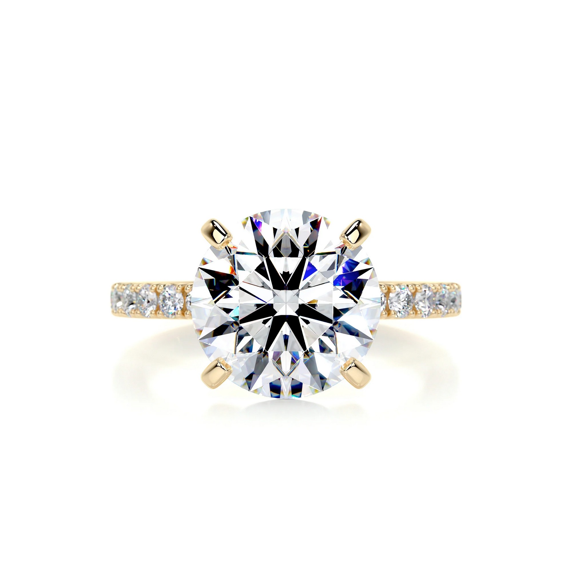 Regal Radiance Gold Diamond Ring Round 9 d1c835f2