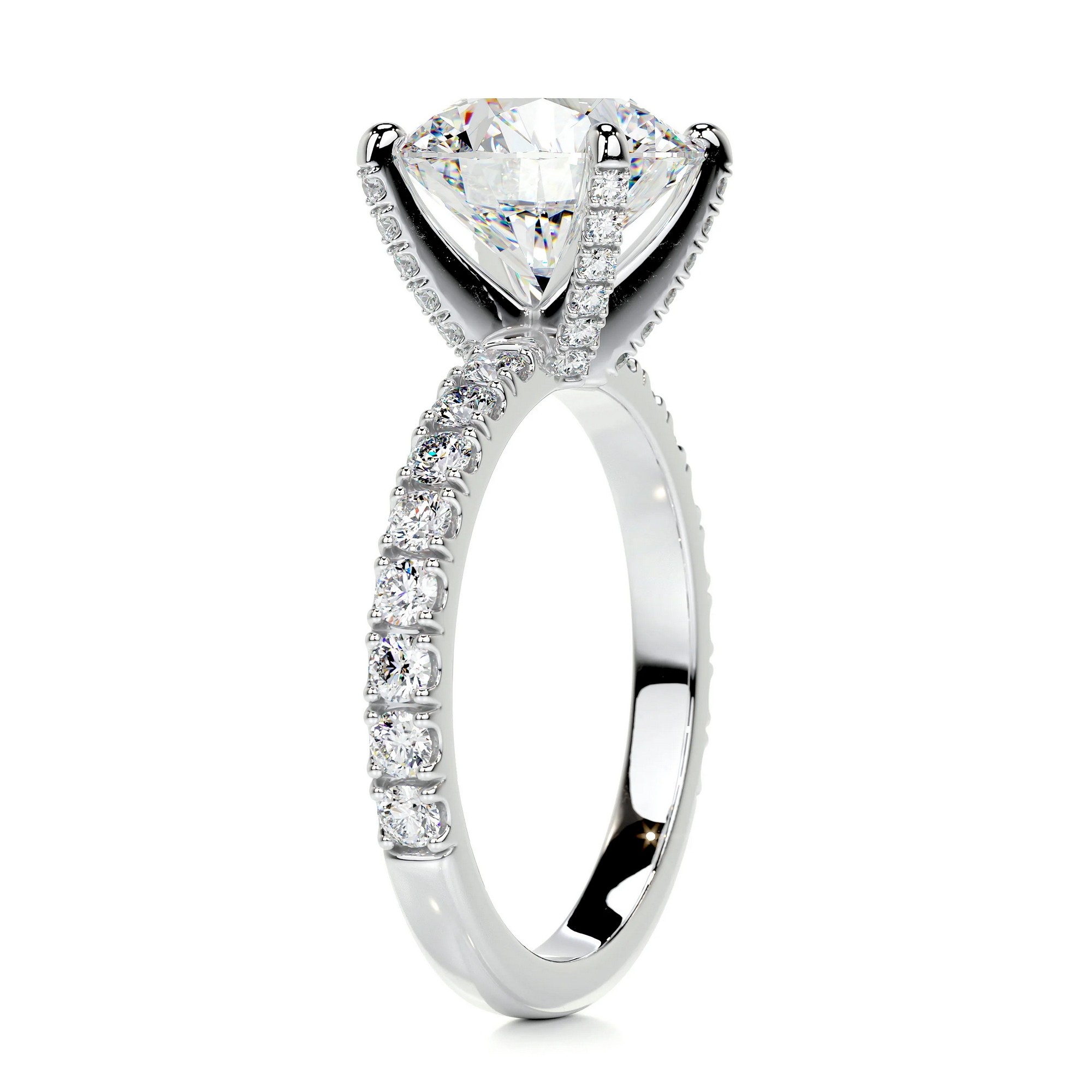 Timeless Glamour Gold Diamond Ring Round 8 d93cc93e