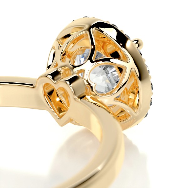 Brilliance Blossom Gold Diamond Ring Round 10 da39eaf2